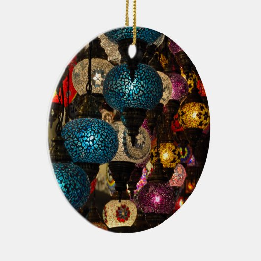 Traditionele Turkse lampen Keramisch Ornament (Rechts)