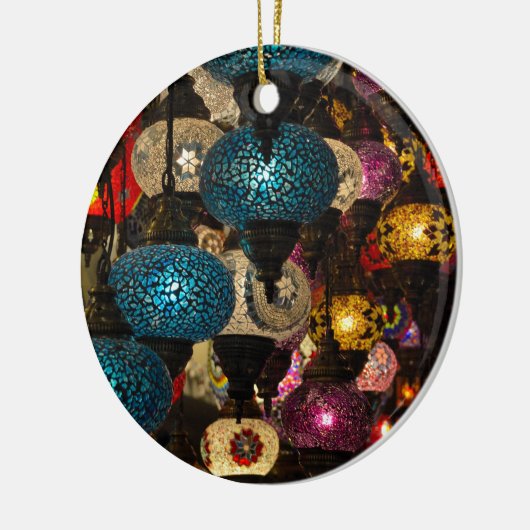 Traditionele Turkse lampen Keramisch Ornament (Links)