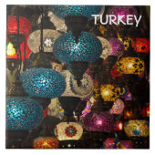 Traditionele Turkse lampen Tegeltje (Voorkant)