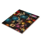 Traditionele Turkse lampen Tegeltje (Zijkant)