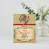  traditionele Turkse Thanksgiving Kaart (Staand voorkant)