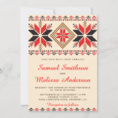 Traditionele uitnodiging tot het uitzenden van een (Voorkant)