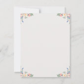 Traditionele uitnodiging voor fotoweddenschappen (Achterkant)