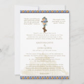 Traditionele uitnodiging voor transversaal BYZANTI (Voorkant)