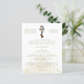 Traditionele uitnodiging voor transversaal BYZANTI (Staand voorkant)