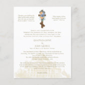 Traditionele uitnodiging voor transversaal BYZANTI (Voorkant)