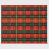 Traditionele Vakantie Plaid Cadeaupapier (Vlak)