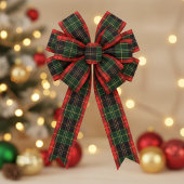 Traditionele Vakantie Plaid Satijnen Lint