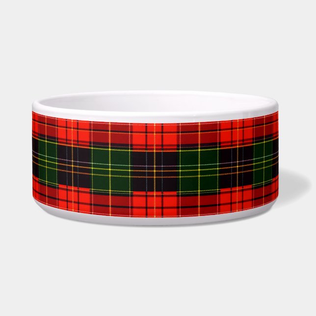 Traditionele Vakantie Plaid Voerbakje (Voorkant)