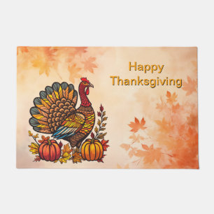 Traditionele vakantie Thanksgiving deurmat