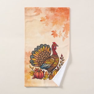 Traditionele vakantie Thanksgiving handdoek