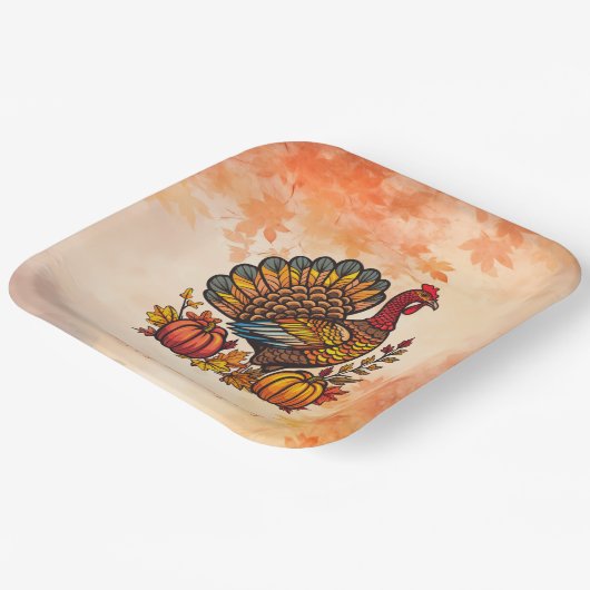 Traditionele vakantie Thanksgiving papier Bord (Gebogen)