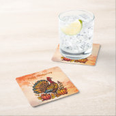 Traditionele vakantie Thanksgiving papier Onderzet Kartonnen Onderzetters (Insitu)