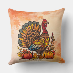 Traditionele vakantie Thanksgiving Sierkussen
