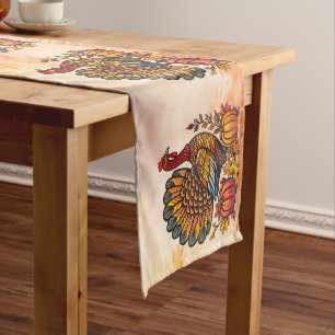 Traditionele vakantie Thanksgiving tafelloper