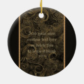 Traditionele Vampire Specialized Round Ornament (Achterkant)