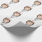 Traditionele Verpleegster Cadeaupapier (Hoek)