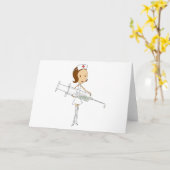 Traditionele verpleegsters met een Comically Overm Kaart (Gele Bloem)