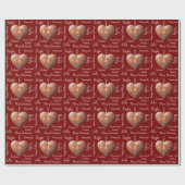 Traditionele Versierde Kerstkoek  Cadeaupapier (Vlak)