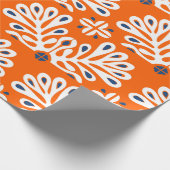 Traditionele  versiering in Scandinavische stijl Cadeaupapier (Hoek)