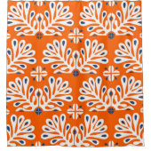 Traditionele versiering in Scandinavische stijl Douchegordijn (Voorkant)