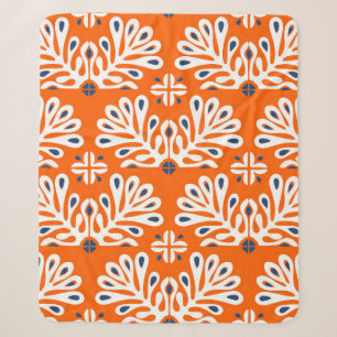 Traditionele versiering in Scandinavische stijl Sherpa Deken