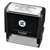 Traditionele versiering retouradres zelfinktende stempel (Product)