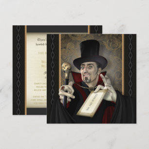 Traditionele viampierfeestelijke uitnodigingen