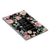 Traditionele Victoran Roze Weddenschap Planner Notitieboek (Rechterzijde)