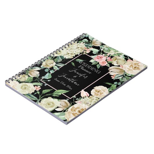 Traditionele Victoriaans bruine-roodbruinplant Notitieboek (Linkerzijde)