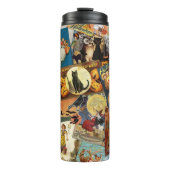 Traditionele  Victoriaans Halloween-ontkoppeling Thermosbeker (Voorkant)