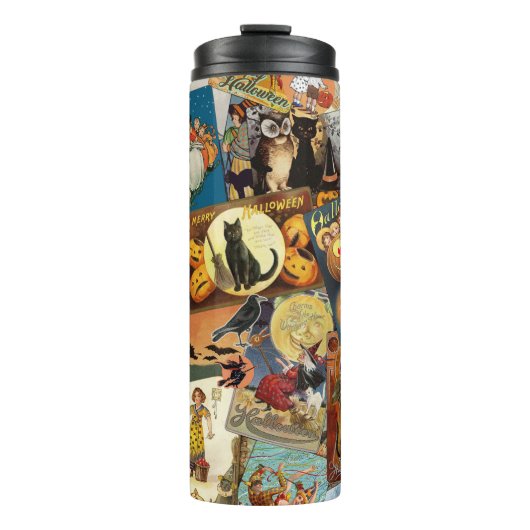 Traditionele Victoriaans Halloween-ontkoppeling Thermosbeker (Voorkant)