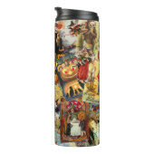 Traditionele  Victoriaans Halloween-ontkoppeling Thermosbeker (Geroteerd rechts)