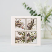 Traditionele Victoriaans kerst Kaart (Staand voorkant)