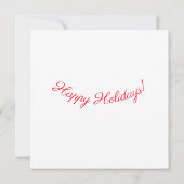 Traditionele Victoriaans kerst Kaart (Achterkant)