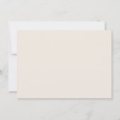 Traditionele Victoriaans repetitie - binnenuitnodi Bedankkaart (Achterkant)