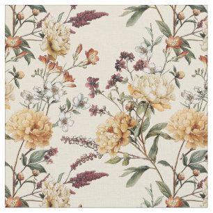 Traditionele victoriaanse Pioen elegante romantisc Stof