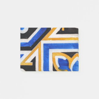 traditionele vintage azulejo mosaic tile Portugal Post-it® Notes