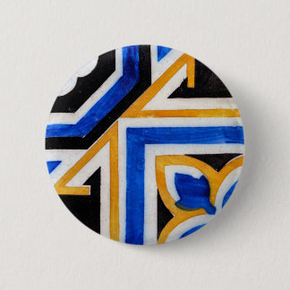 traditionele vintage azulejo mosaic tile Portugal Ronde Button 5,7 Cm
