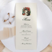 Traditionele vintage kerst menu