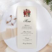 Traditionele vintage kerst menu