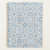 Traditionele Vintage Portugal Azulejo Planner (Voorkant)