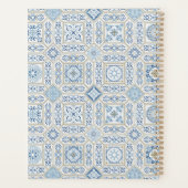 Traditionele Vintage Portugal Azulejo Planner (Achterkant)
