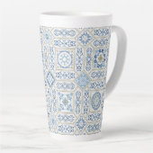 Traditionele Vintage Portugese Azulejo Latte Mok (Rechterhoek)