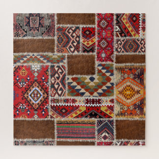 Traditionele vloerkleden: Decoratieve tapijtdecor Legpuzzel