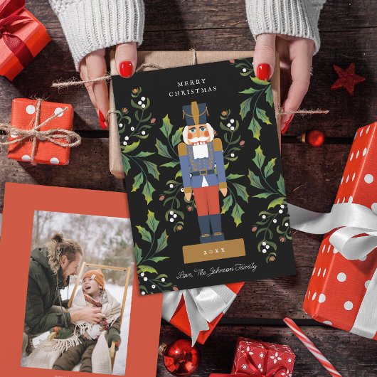 Traditionele voedingskraker feestdagenkaart