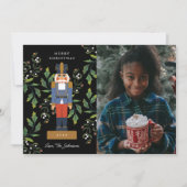 Traditionele voedingskraker foto feestdagenkaart (Voorkant)