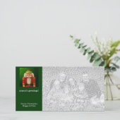 Traditionele voedingskraker Holiday Feestdagenkaart (Staand voorkant)