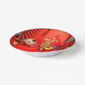 Traditionele voetzoekers Chinees Drakenjaar PPB Papieren Kommen (Gebogen)