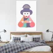 Traditionele Vrouwen Kunst Canvas Afdruk (Insitu (Slaapkamer))